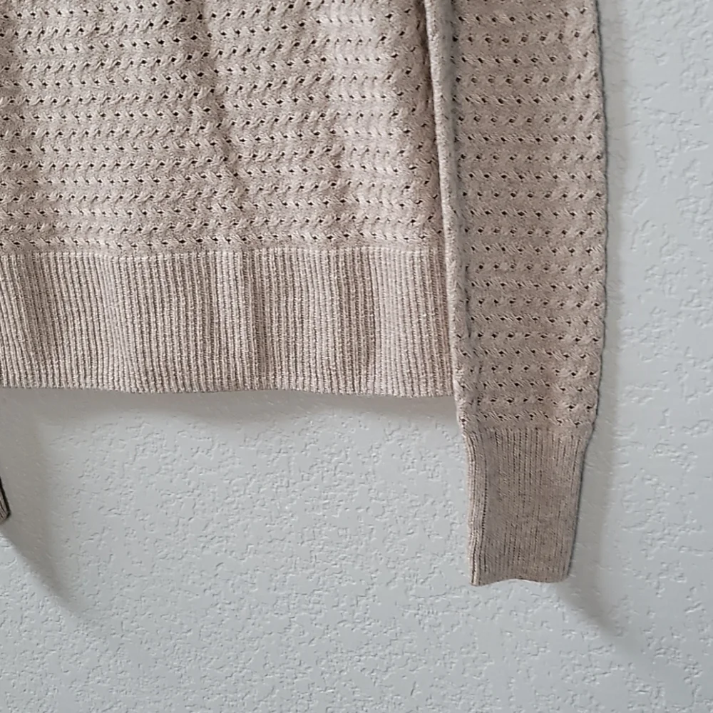 American Eagle NWT Light Brown Knit Sweater - Picture 2 of 7
